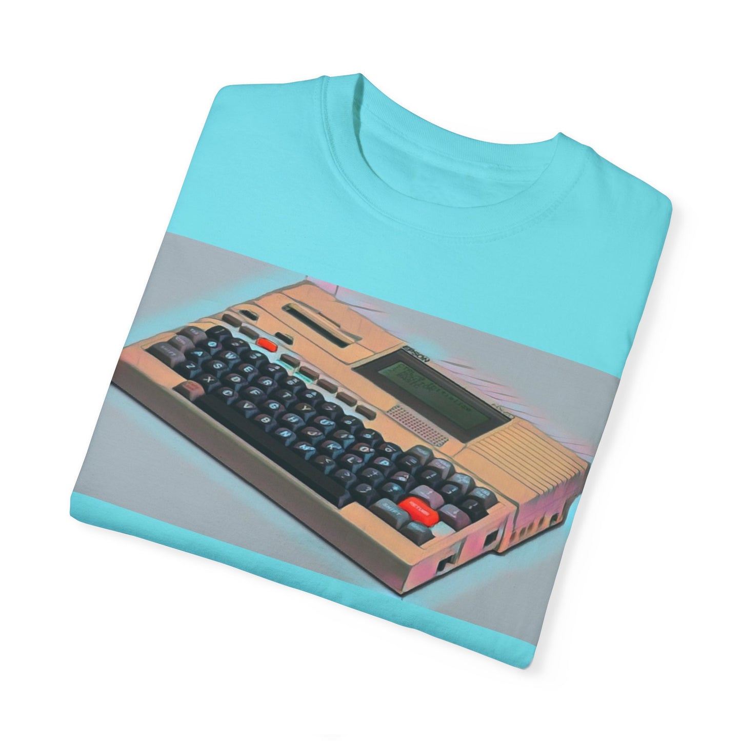 Classic Laptop Computer T-Shirt - Modern Art Color