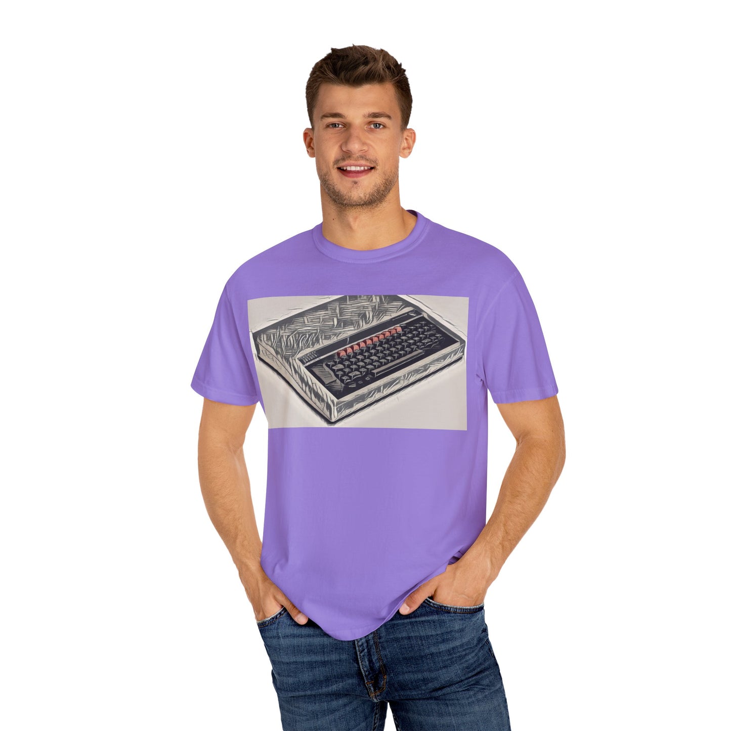 Classic Micro Computer T-Shirt - Ink Art Limited Color