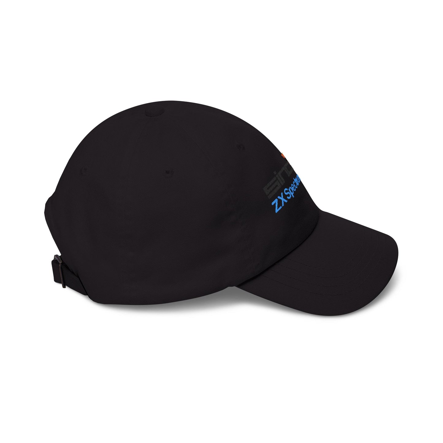 Spectrum Computer Cap with Retro Red Winged Snake Logo - Vintage Athletic Baseball Hat