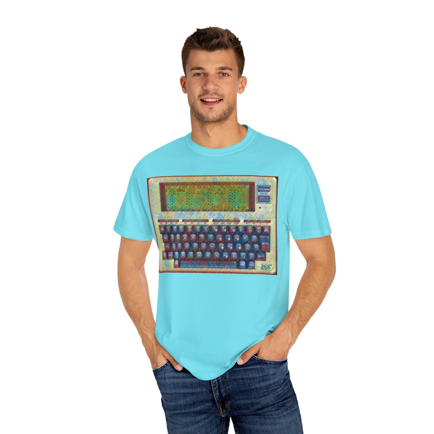 Classic Laptop PC T-Shirt - Paint Art Color