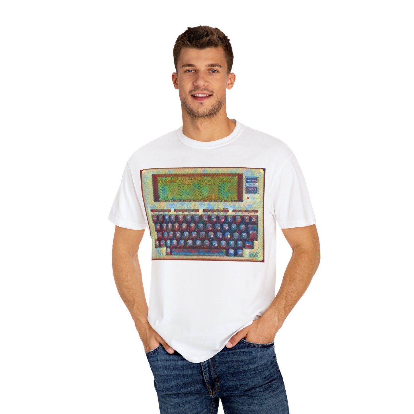 Classic Laptop PC T-Shirt - Paint Art Color