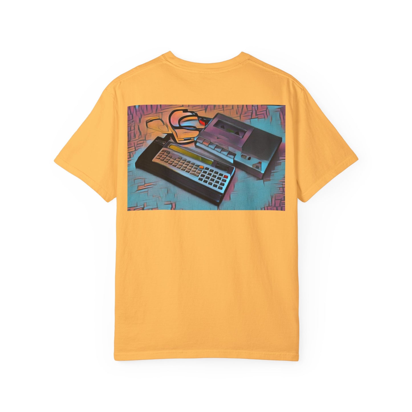 Classic Pocket PC T-Shirt - Modern Art Multi-Color