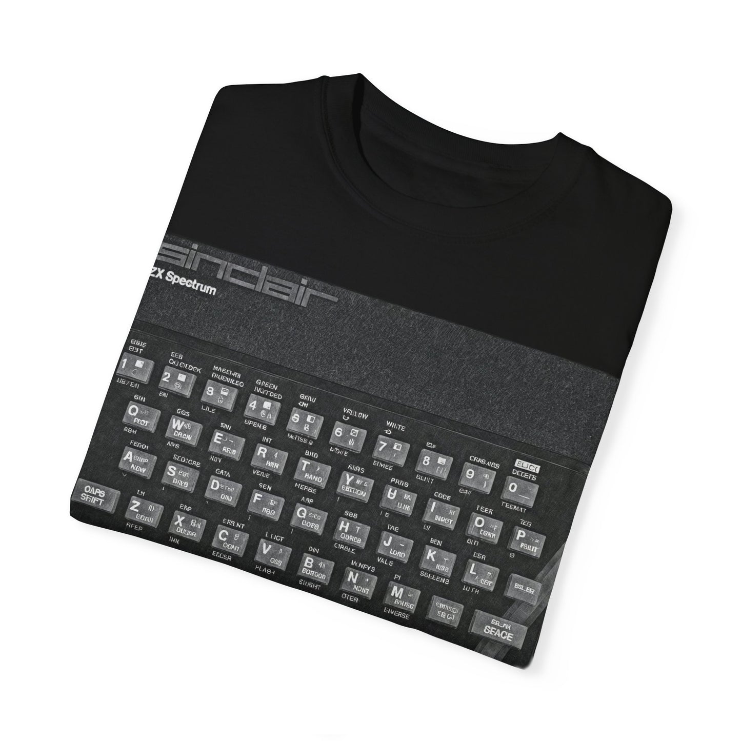 Sinclair Spectrum T-Shirt - Print Art Monochrome