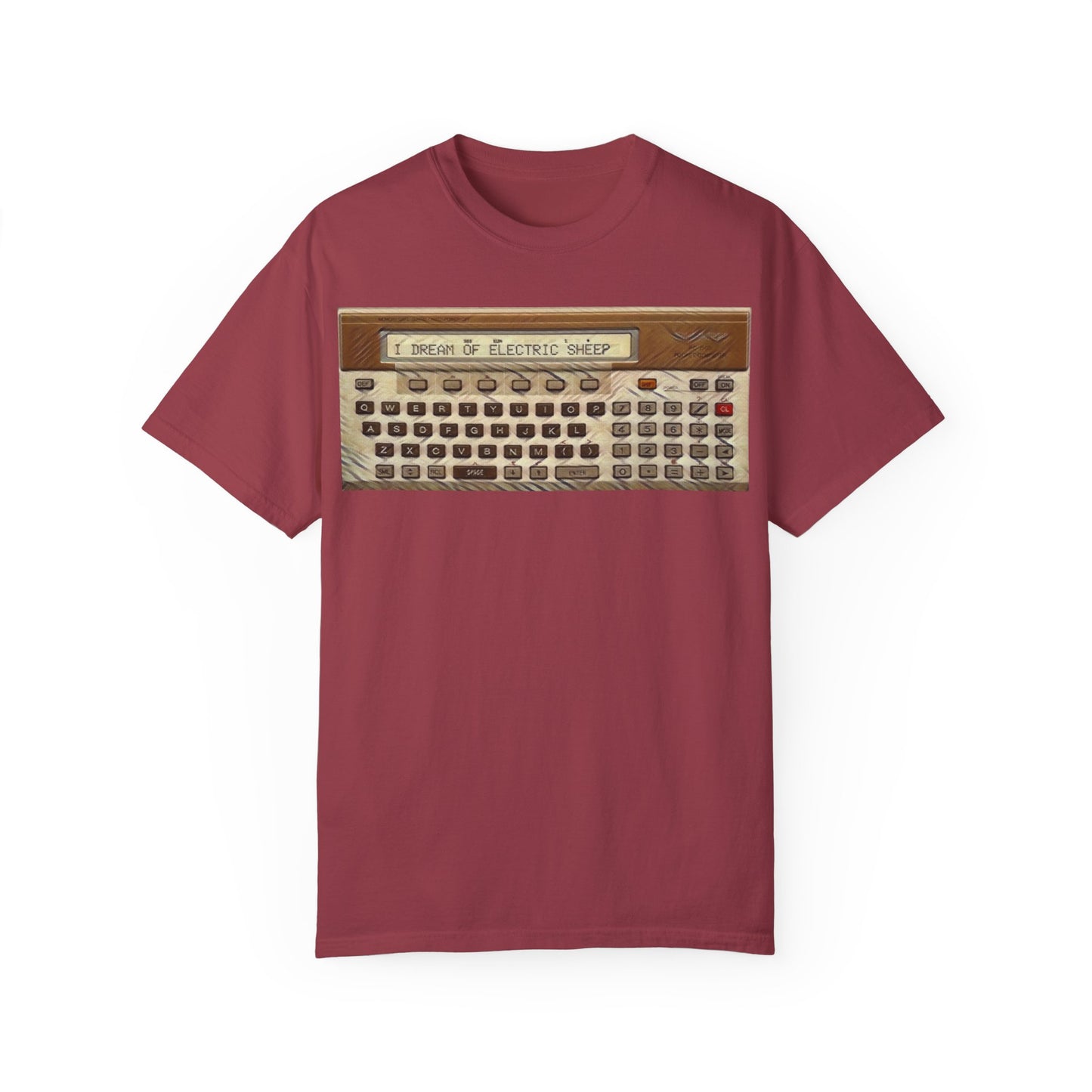 Pocket Computer T-Shirt "I dream of electric sheep..."