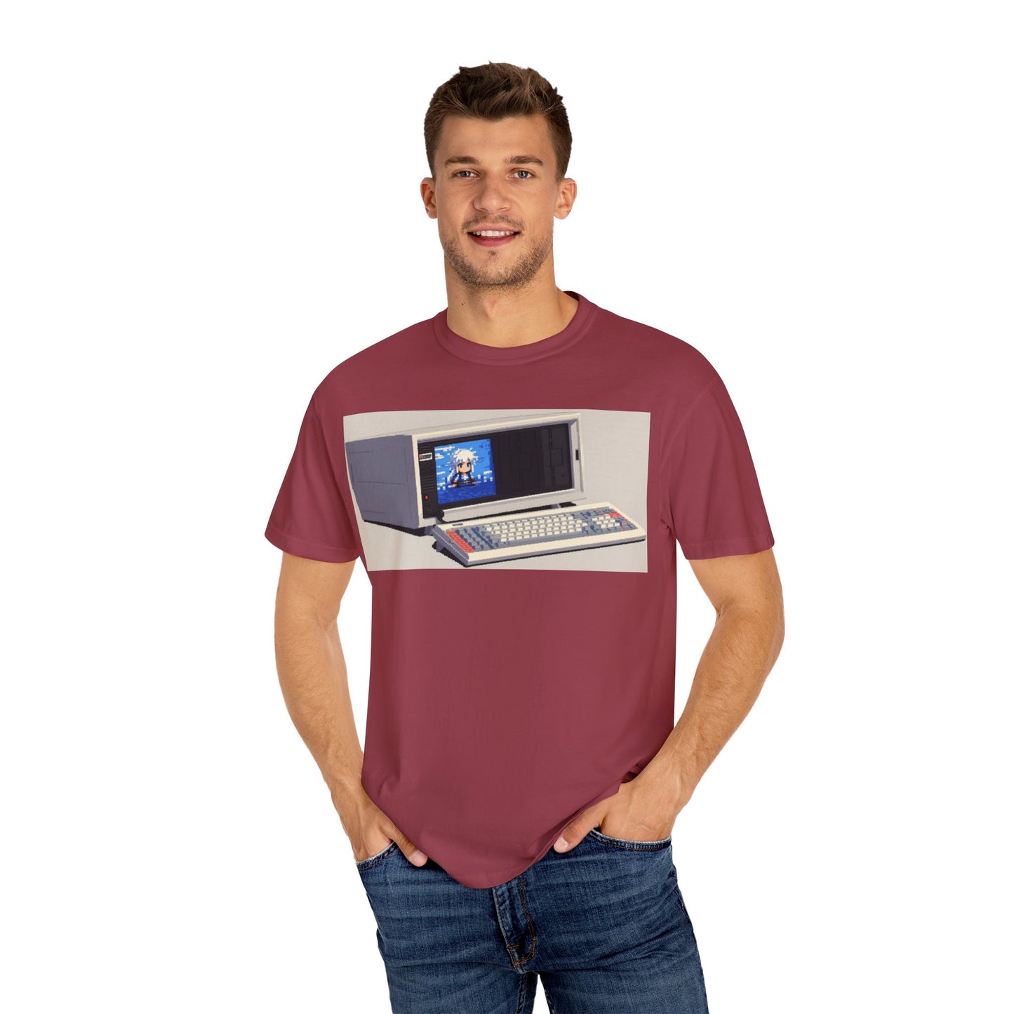 Classic Luggable PC T-Shirt - Pixel Art Color
