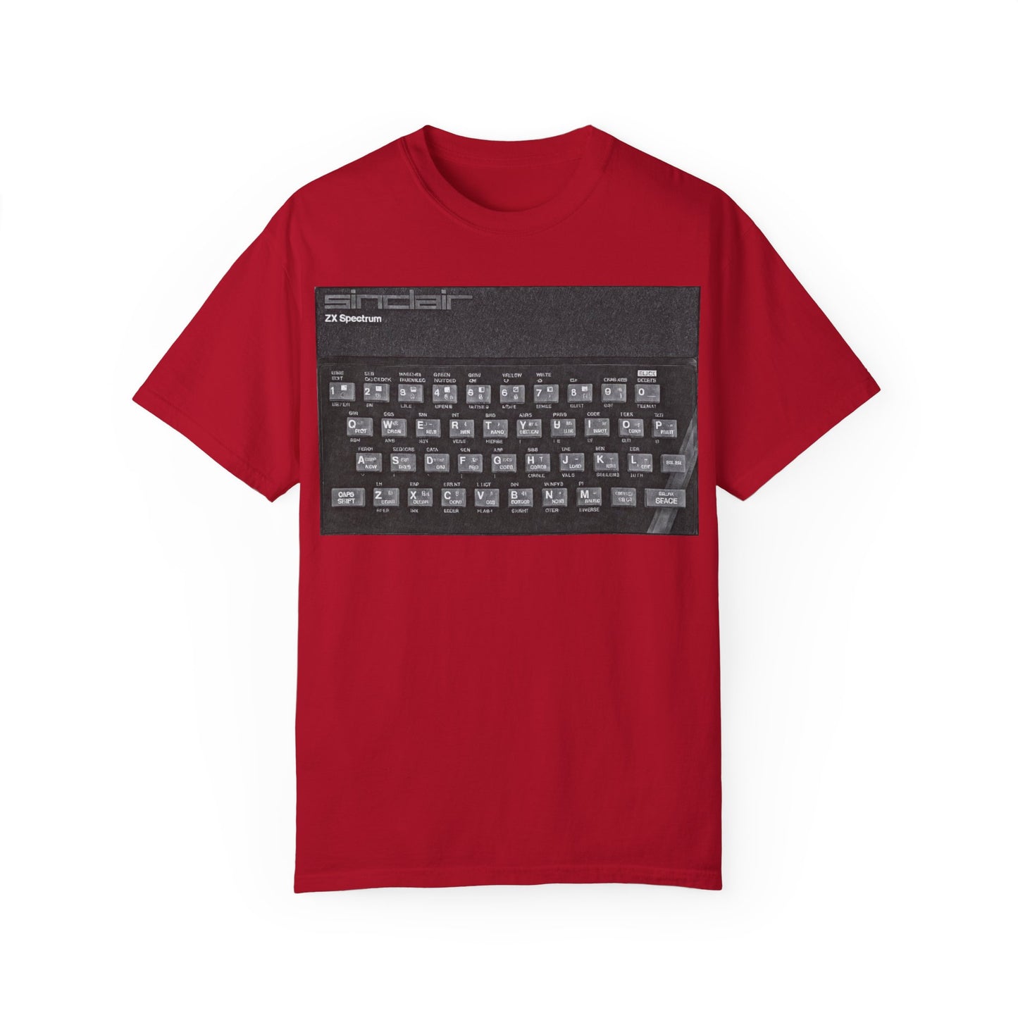 Sinclair Spectrum T-Shirt - Print Art Monochrome