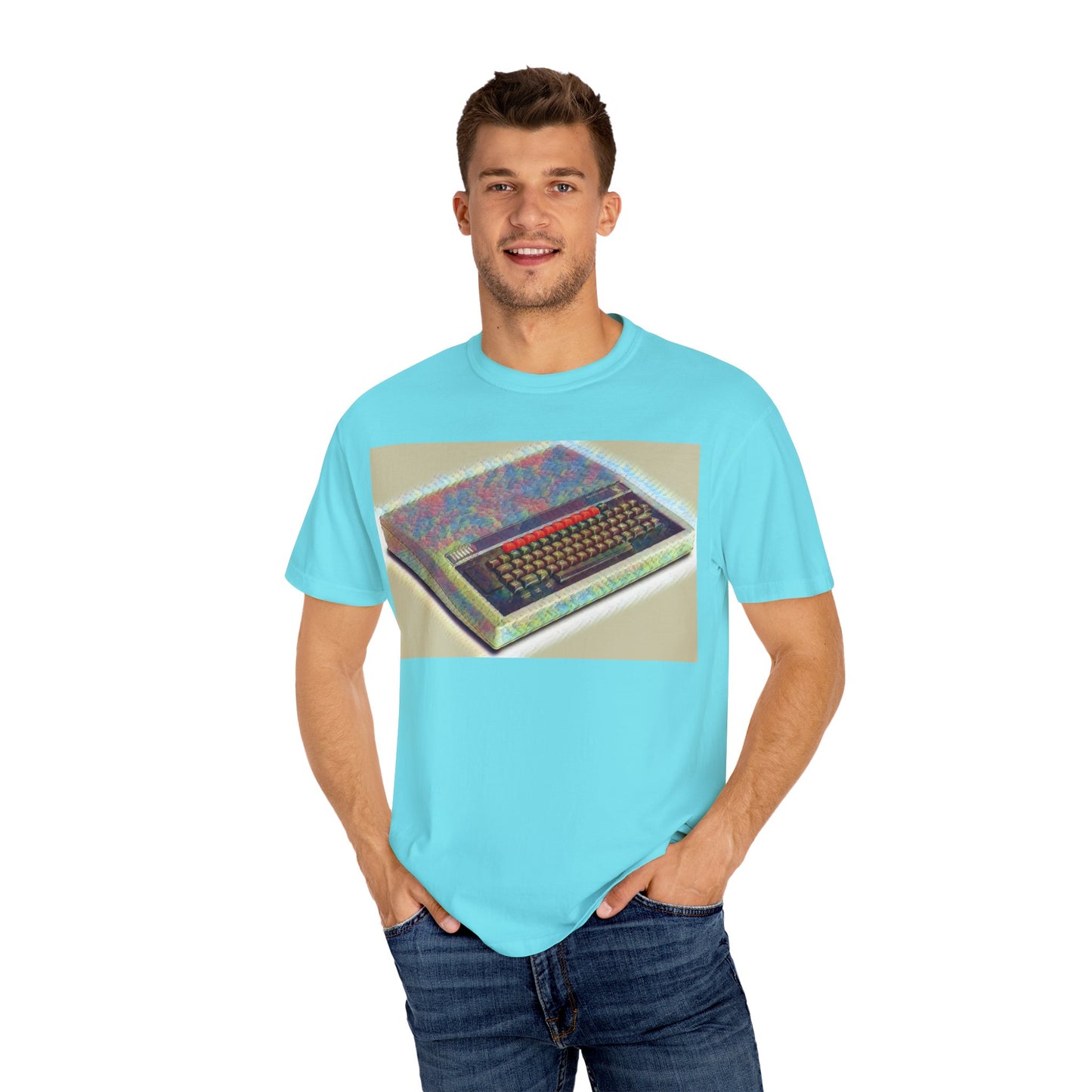 Classic Micro Computer T-Shirt - Paint Art Color