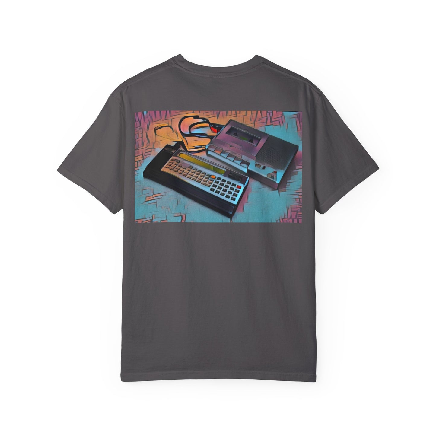 Classic Pocket PC T-Shirt - Modern Art Multi-Color