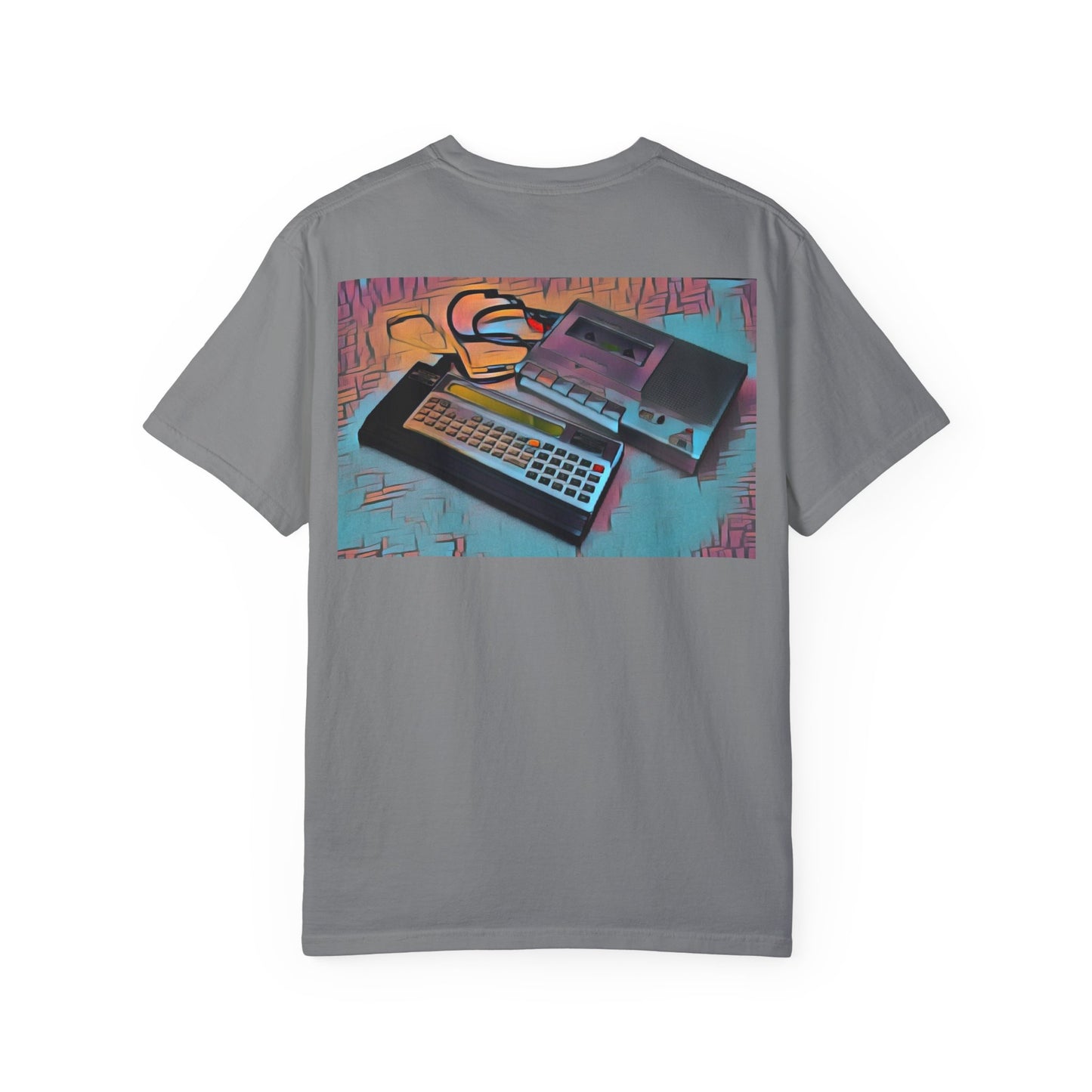 Classic Pocket PC T-Shirt - Modern Art Multi-Color