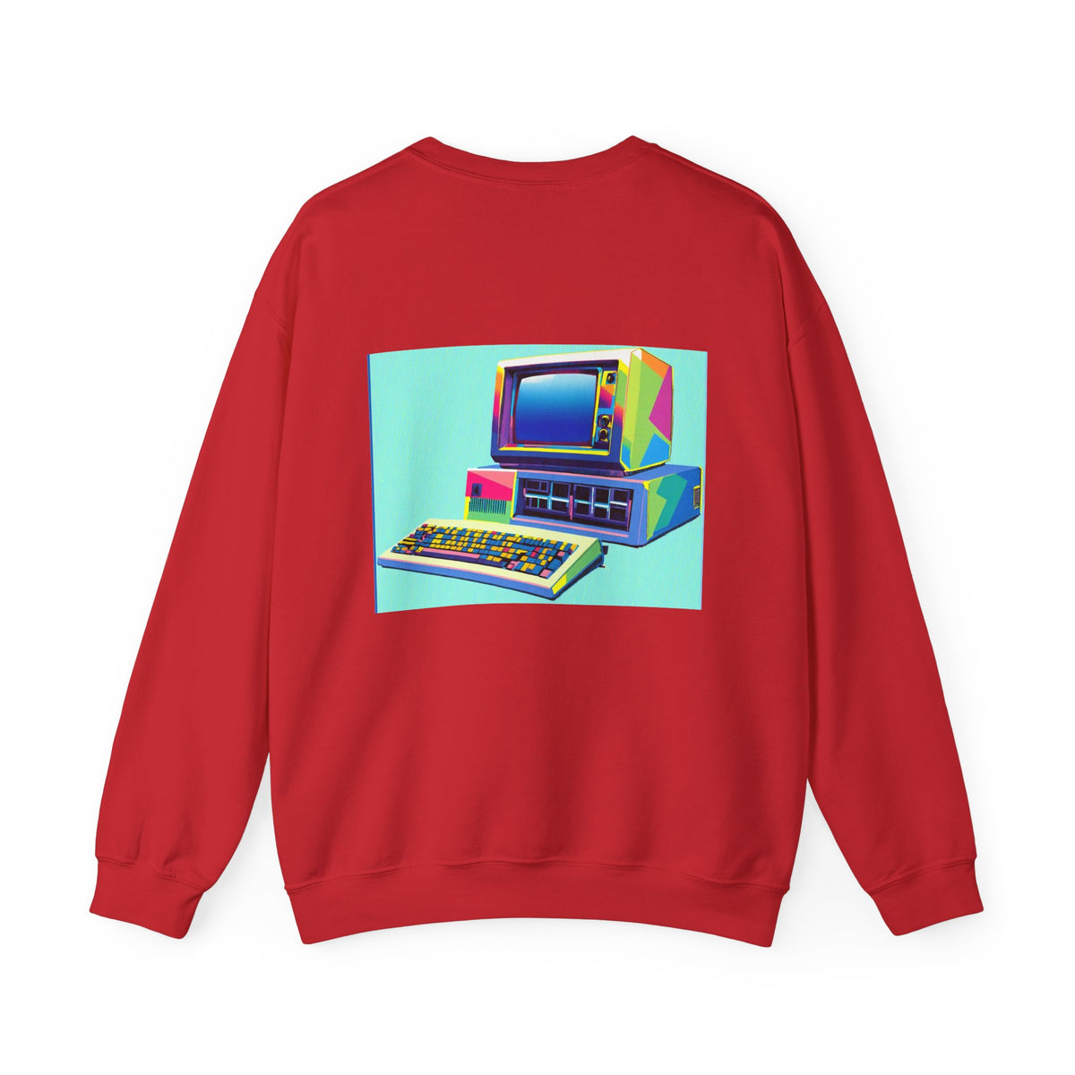 Classic PC Themed Crewneck Sweatshirt - 5150 Vintage PC Graphic