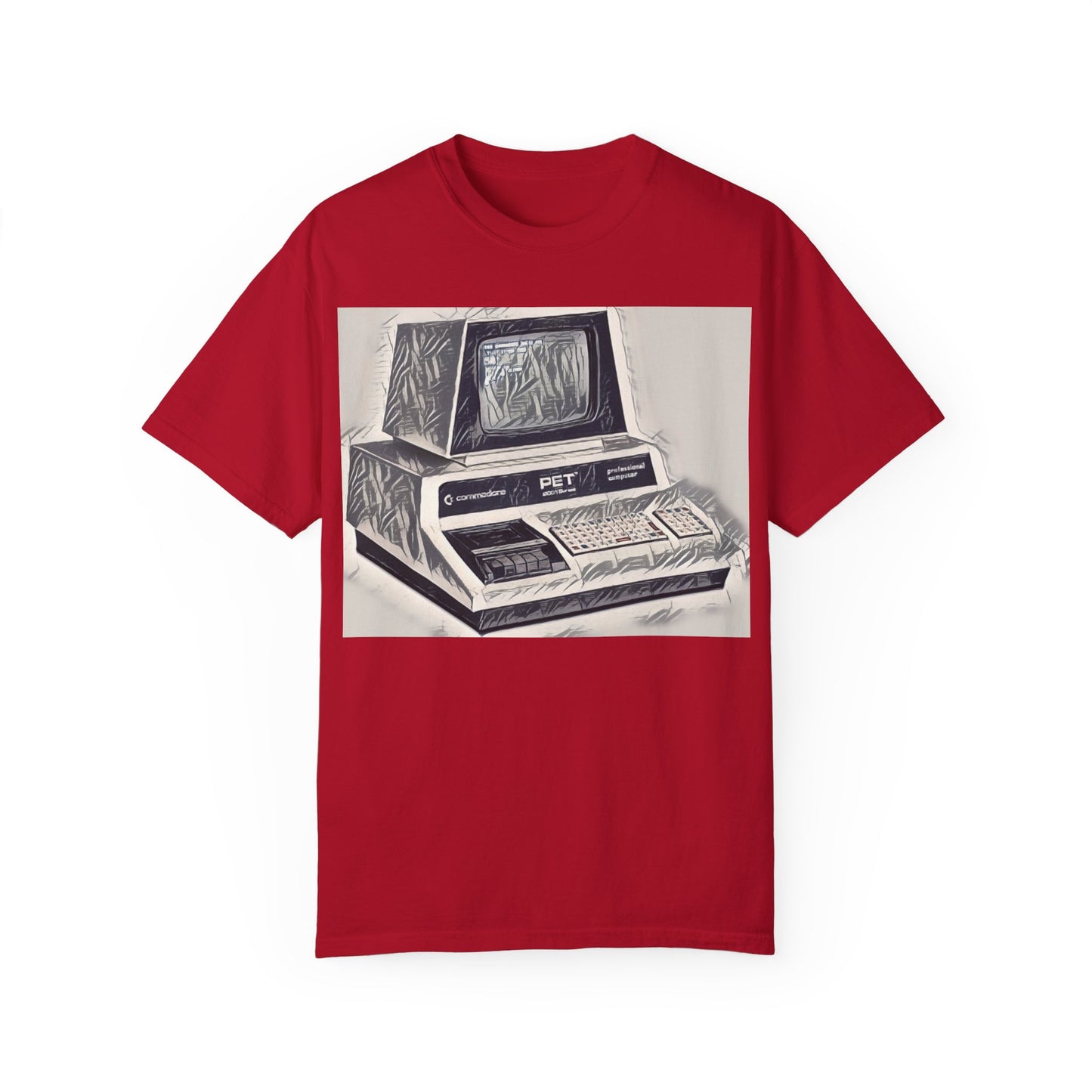 PET Computer T-Shirt - Ink Art Monochrome