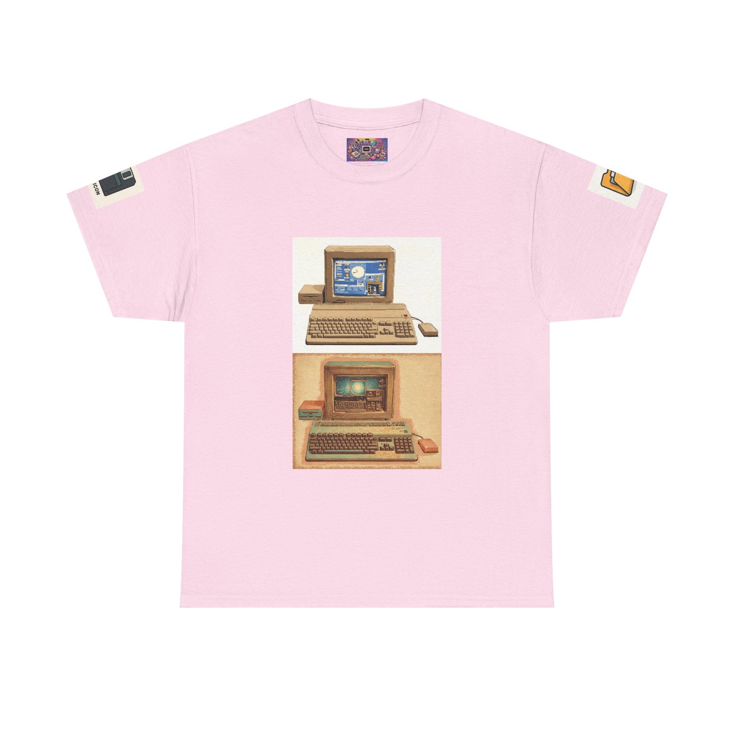 Retro Computer Tee — Vintage PC Graphic T‑Shirt for Tech Lovers