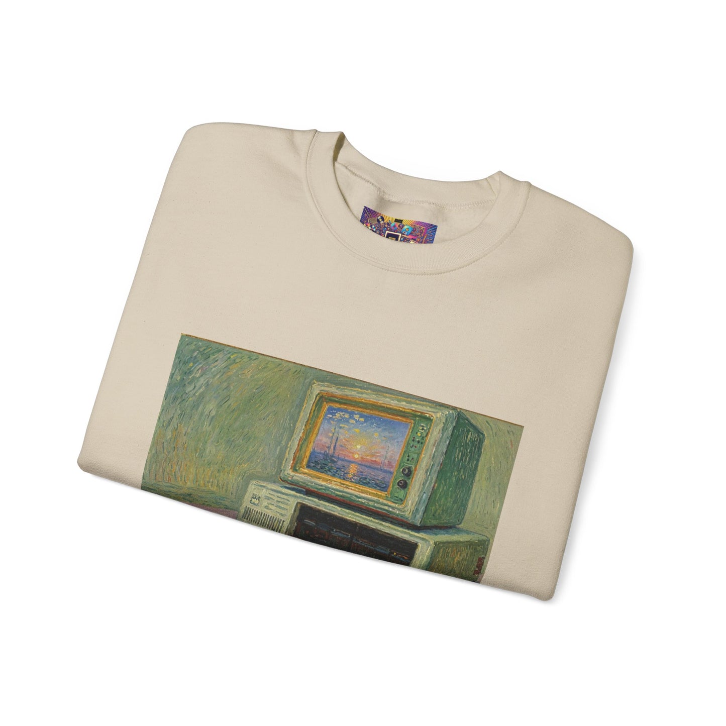 Classic PC Themed Crewneck Sweatshirt - 5150 Vintage PC Graphic