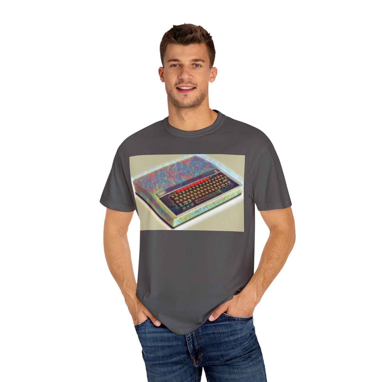 Classic Micro Computer T-Shirt - Paint Art Color