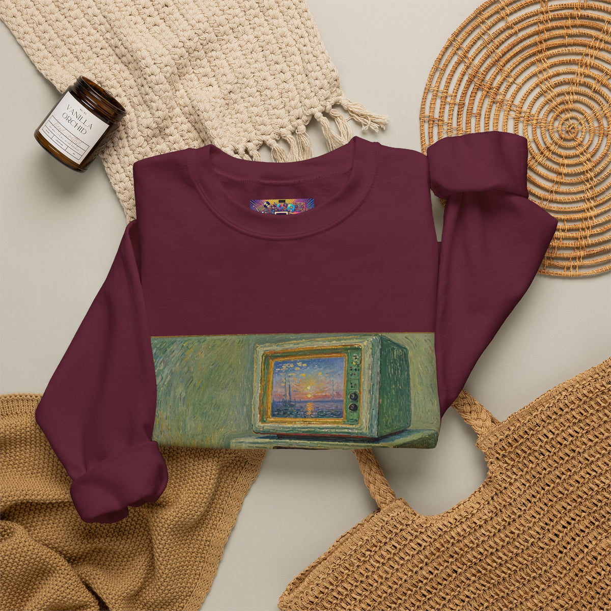 Classic PC Themed Crewneck Sweatshirt - 5150 Vintage PC Graphic