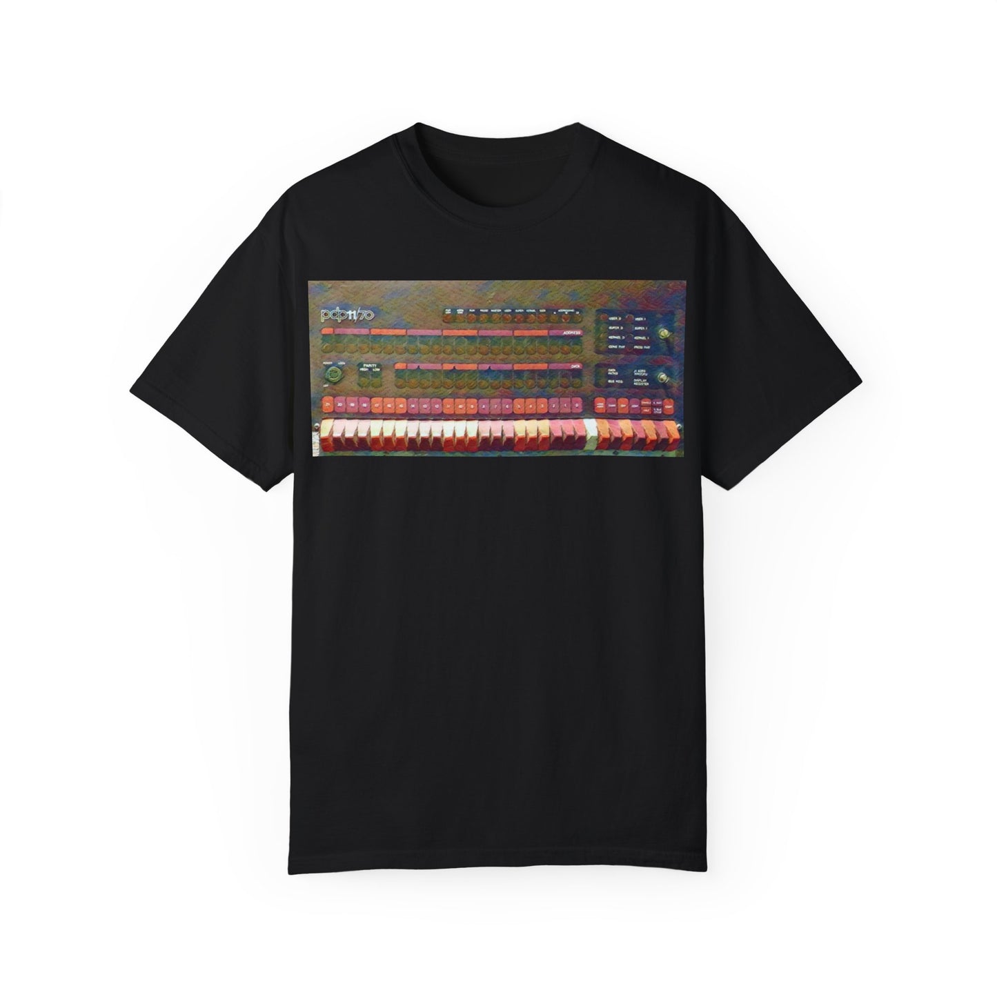 Classic Mini Computer T-Shirt - Paint Art Color
