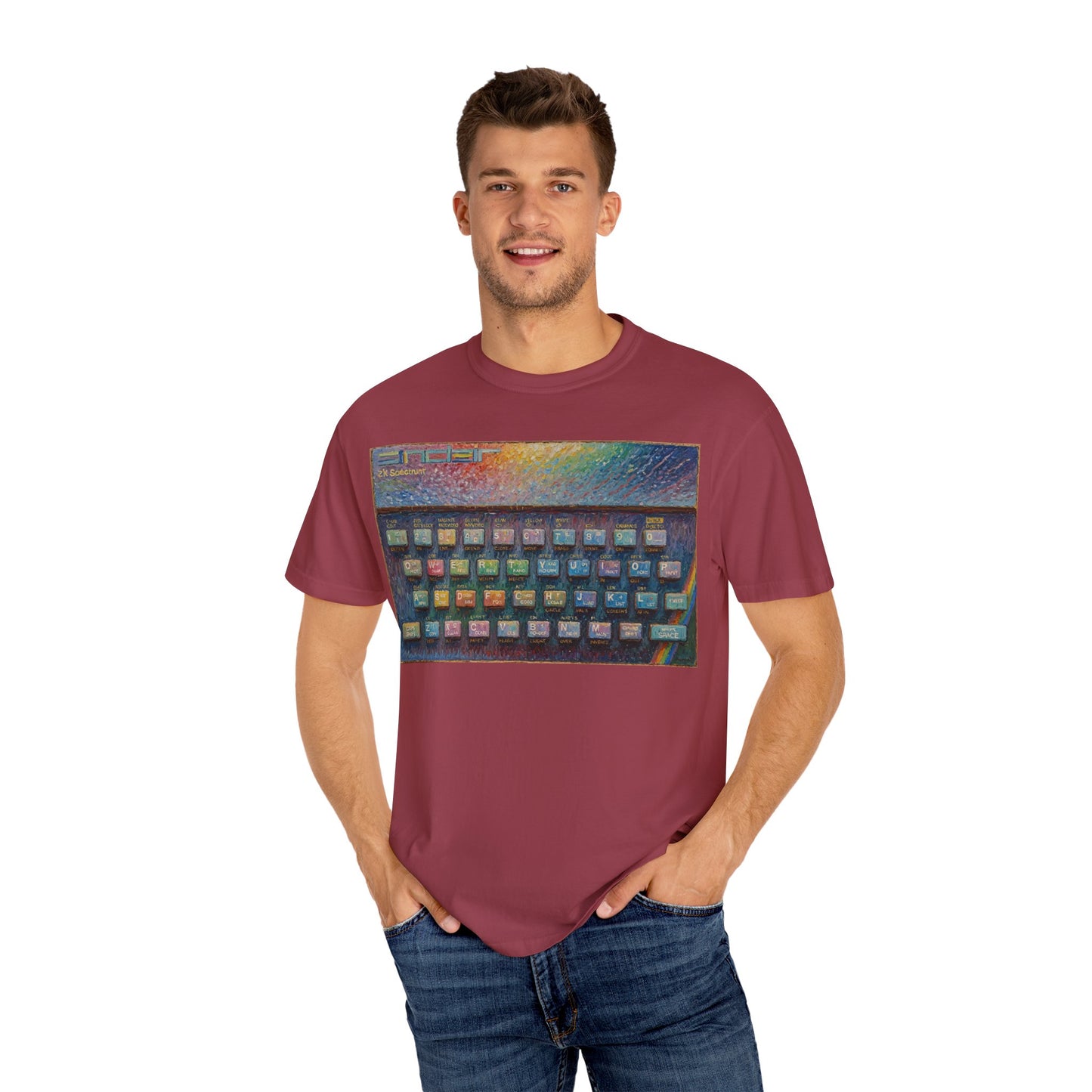 Sinclair Spectrum T-Shirt - Oil Paint Art Color