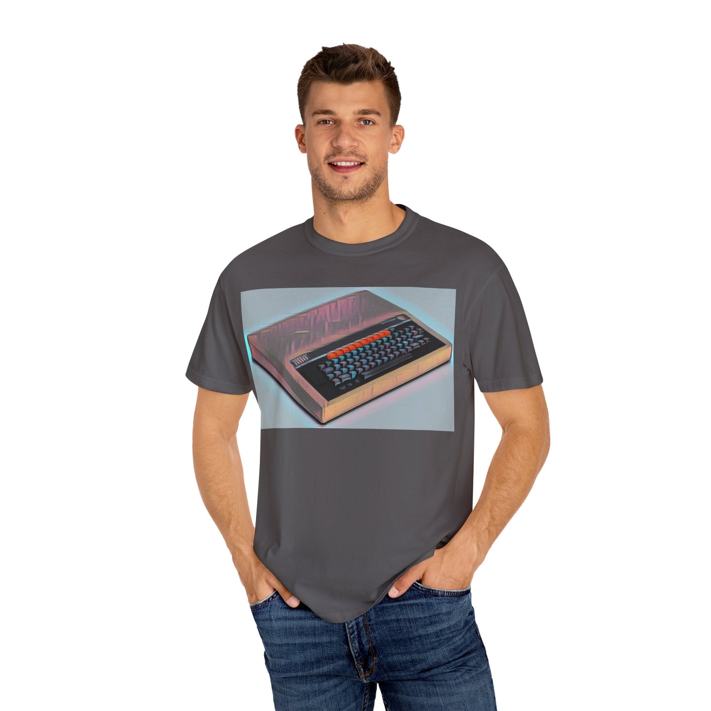 Classic Micro Computer T-Shirt - Modern Art Color