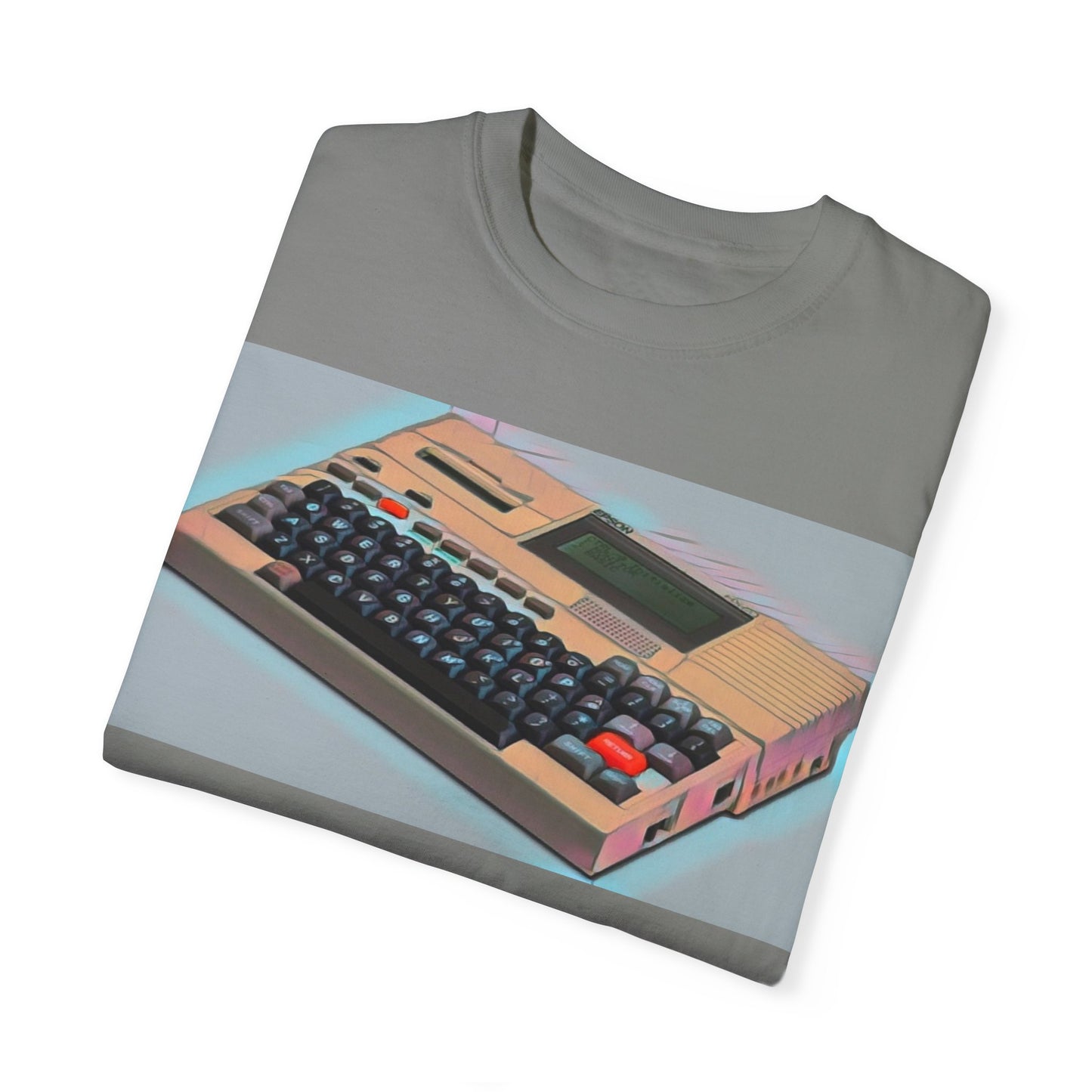 Classic Laptop Computer T-Shirt - Modern Art Color