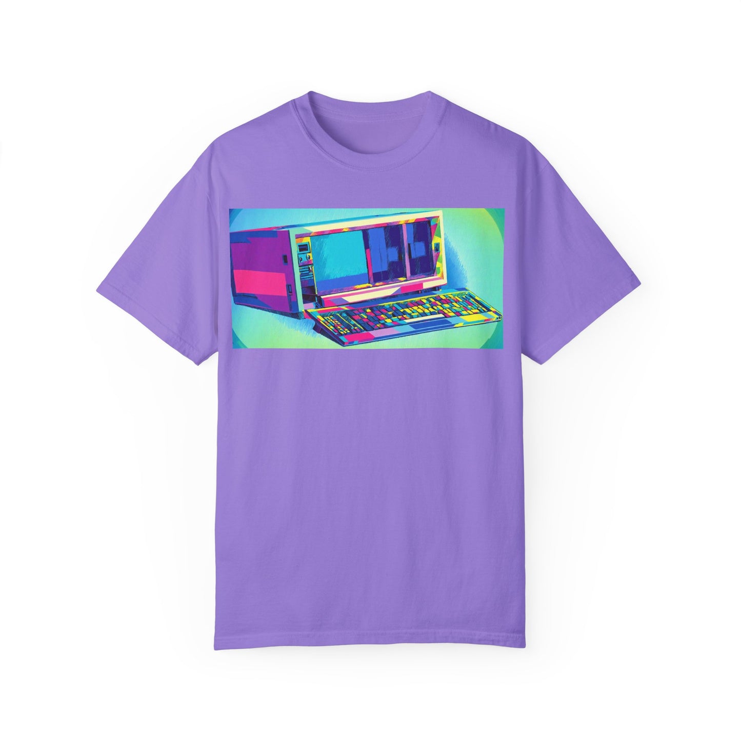 Classic Luggable PC T-Shirt - Print Art Multi-Color