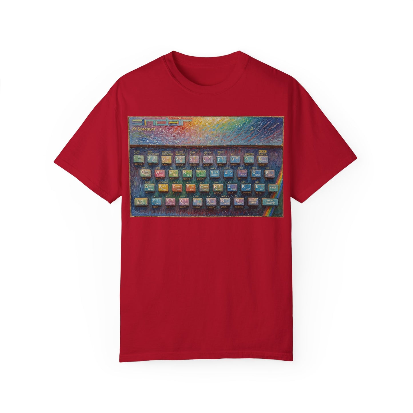 Sinclair Spectrum T-Shirt - Oil Paint Art Color