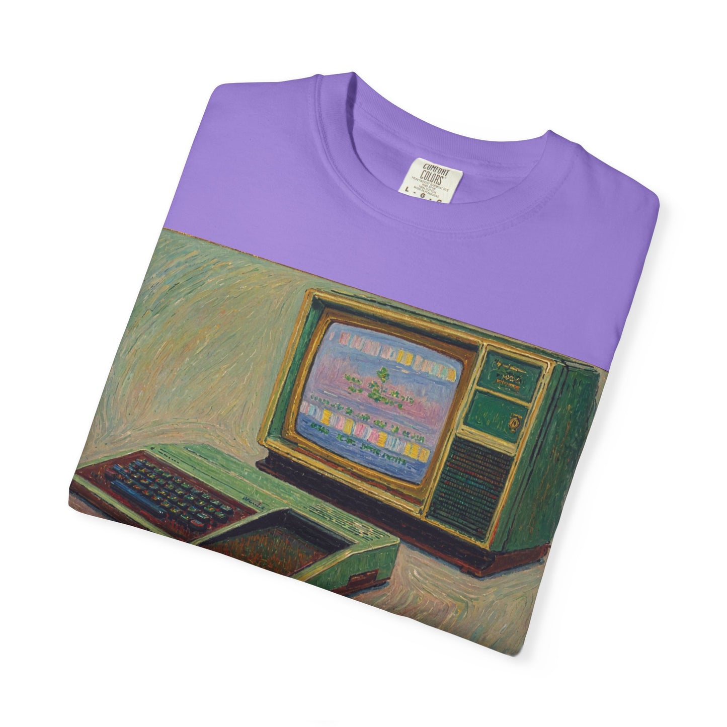 TI 99/4A Home Computer T-Shirt  | Oil Art 2 | Ideal for tech enthusiasts and collectors