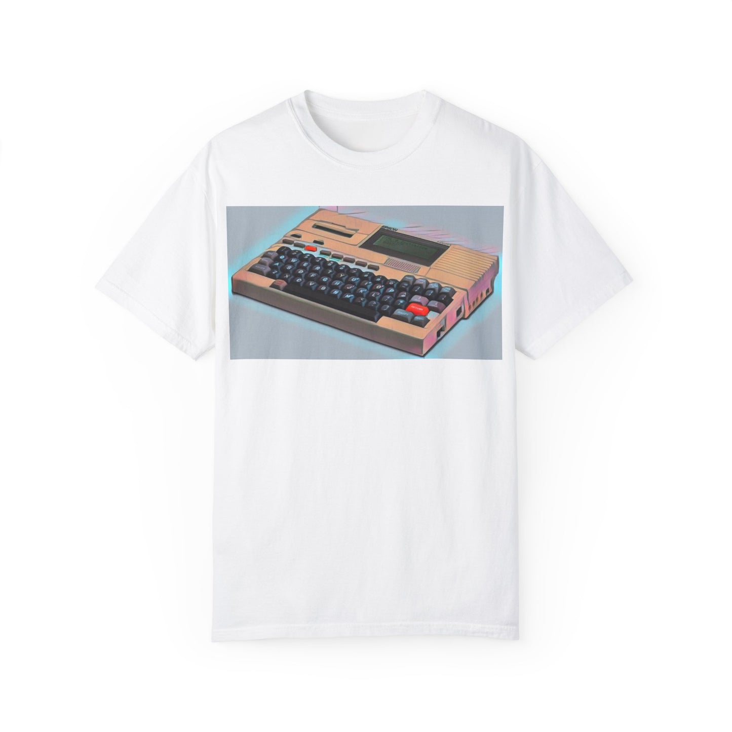 Classic Laptop Computer T-Shirt - Modern Art Color