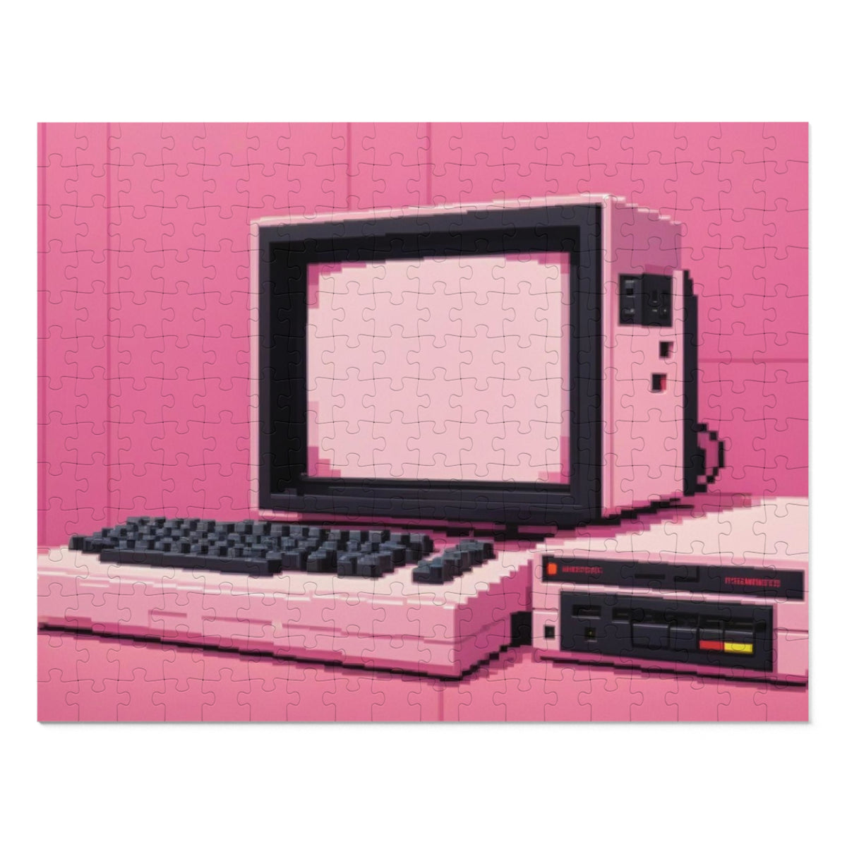 Commodore 64 Pixel themed Jigsaw Puzzle (with Tin)