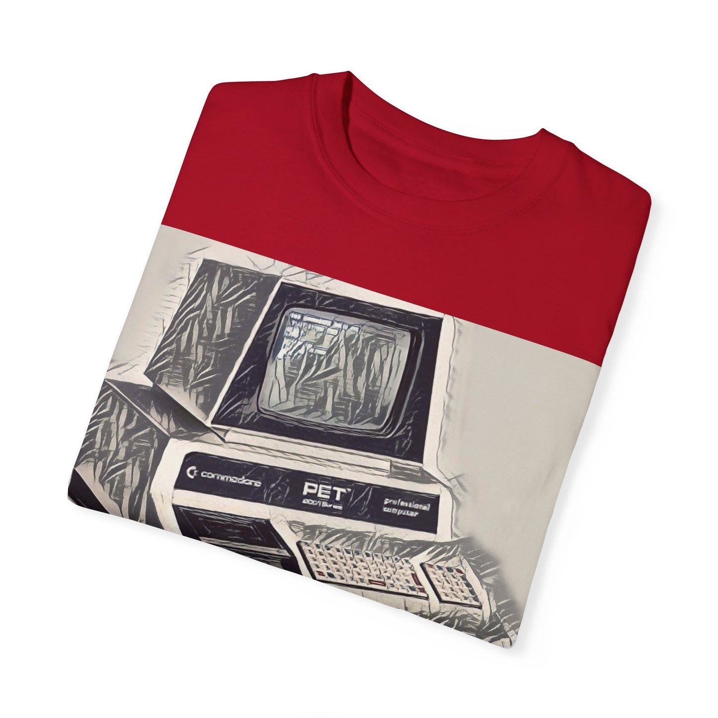 PET Computer T-Shirt - Ink Art Monochrome