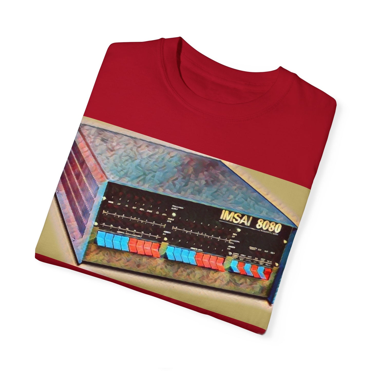 IMSAI 8080 Computer T-Shirt - Paint Art Color