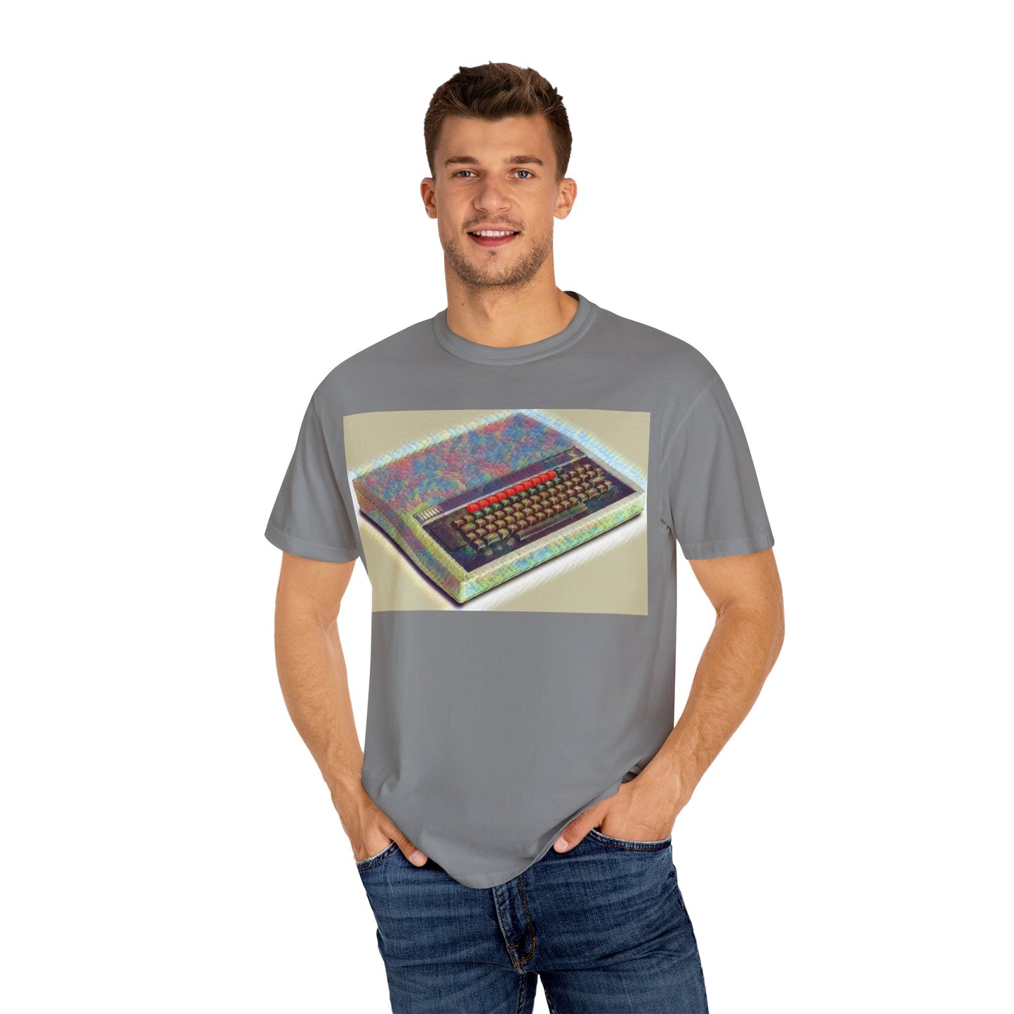 Classic Micro Computer T-Shirt - Paint Art Color