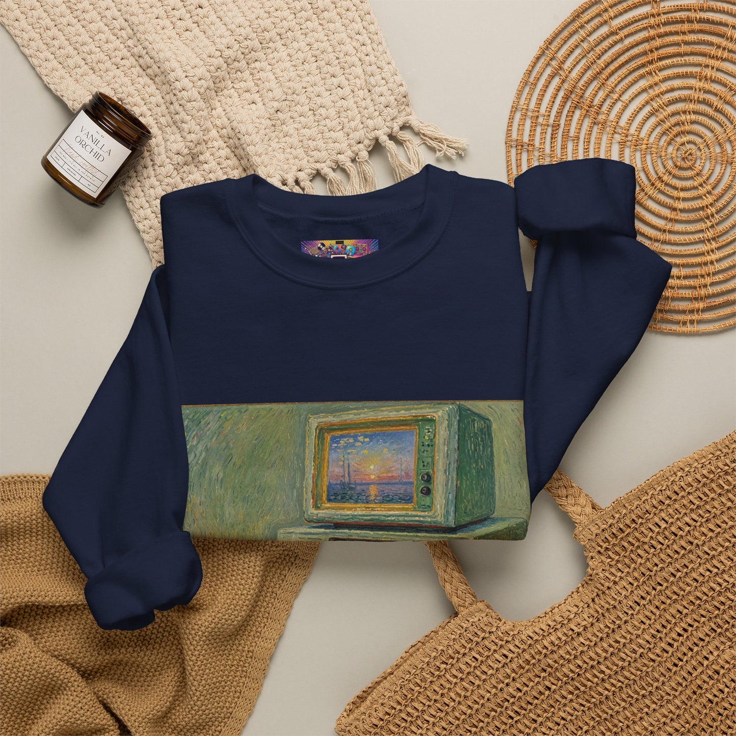 Classic PC Themed Crewneck Sweatshirt - 5150 Vintage PC Graphic