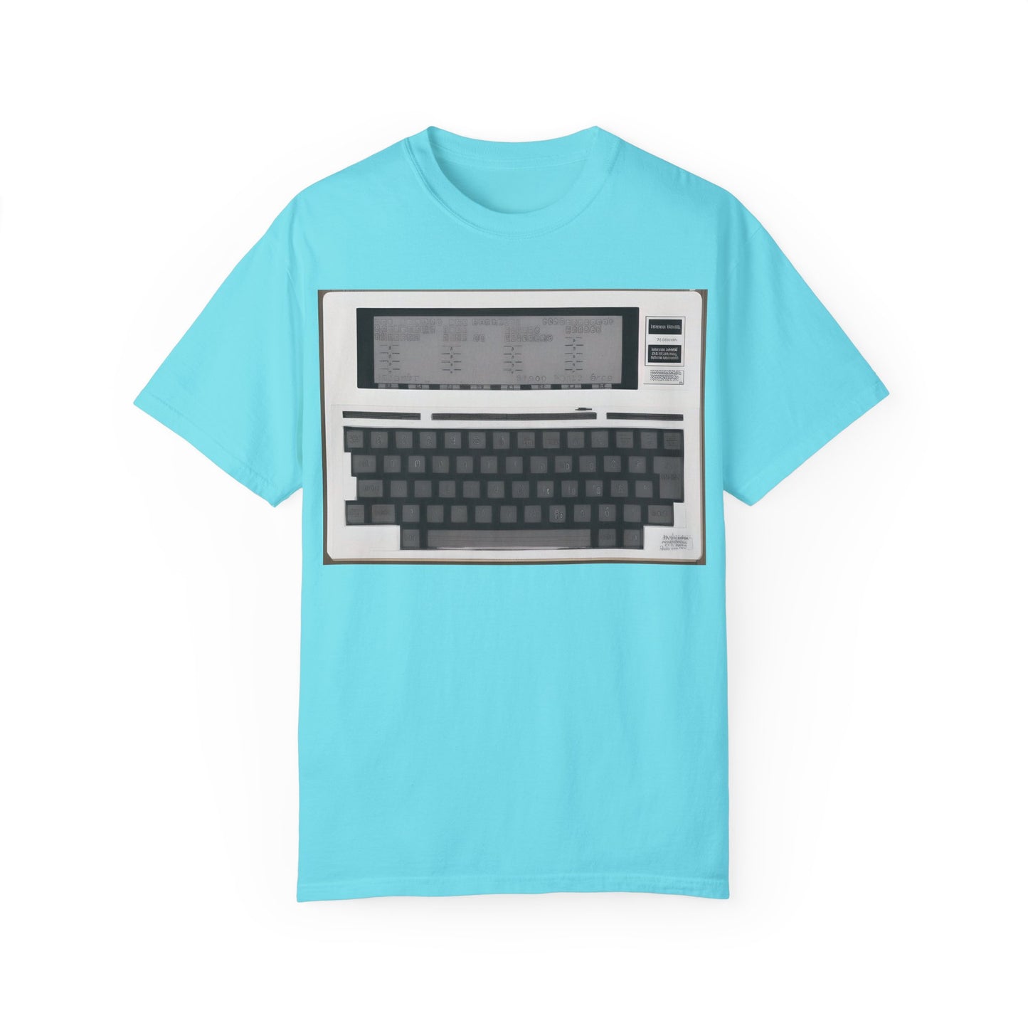 Classic Laptop PC T-Shirt - Print Art Monochrome