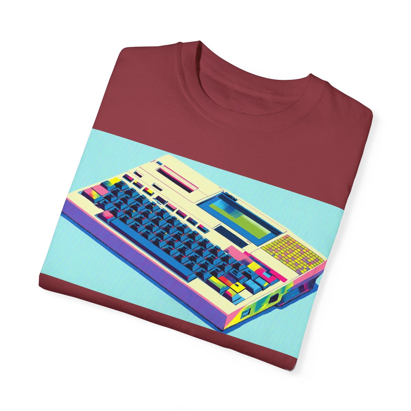 Classic Laptop Computer T-Shirt - Print Art Multi-Color