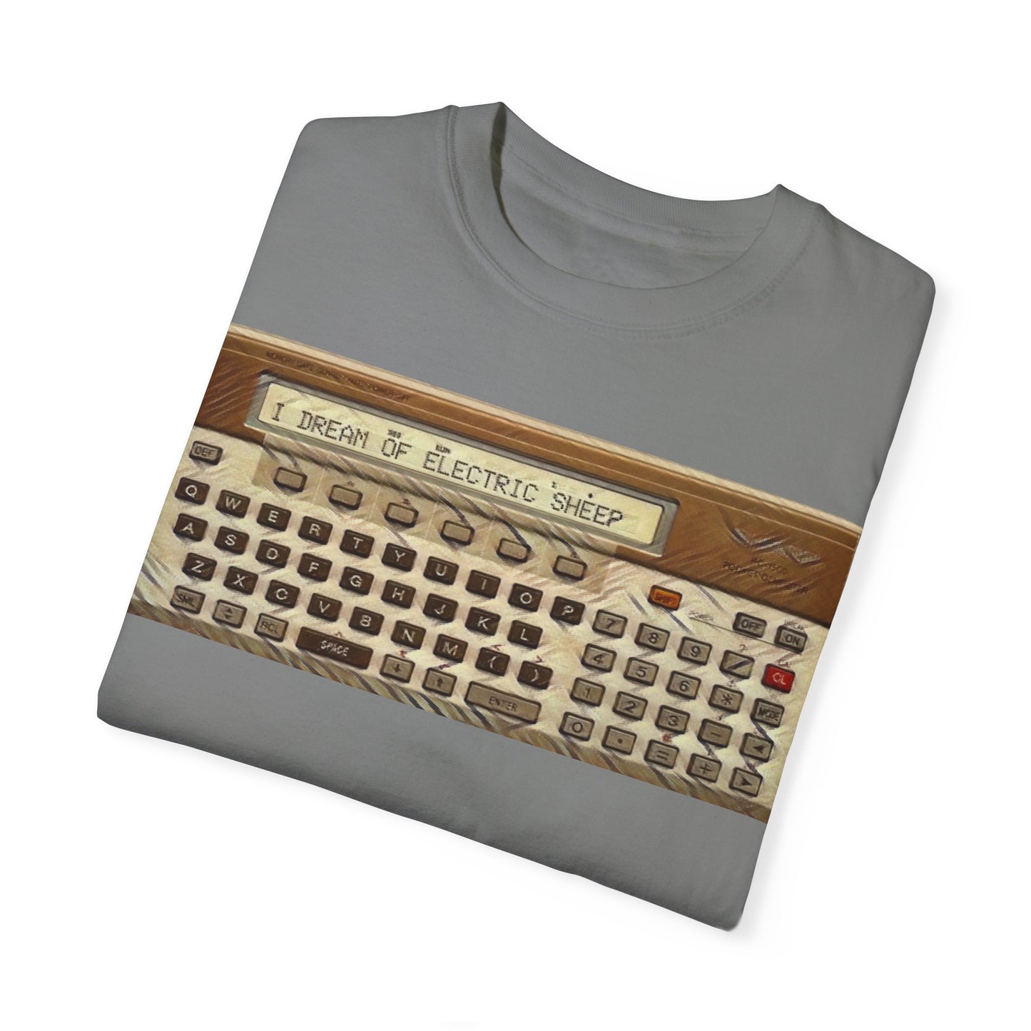 Pocket Computer T-Shirt "I dream of electric sheep..."