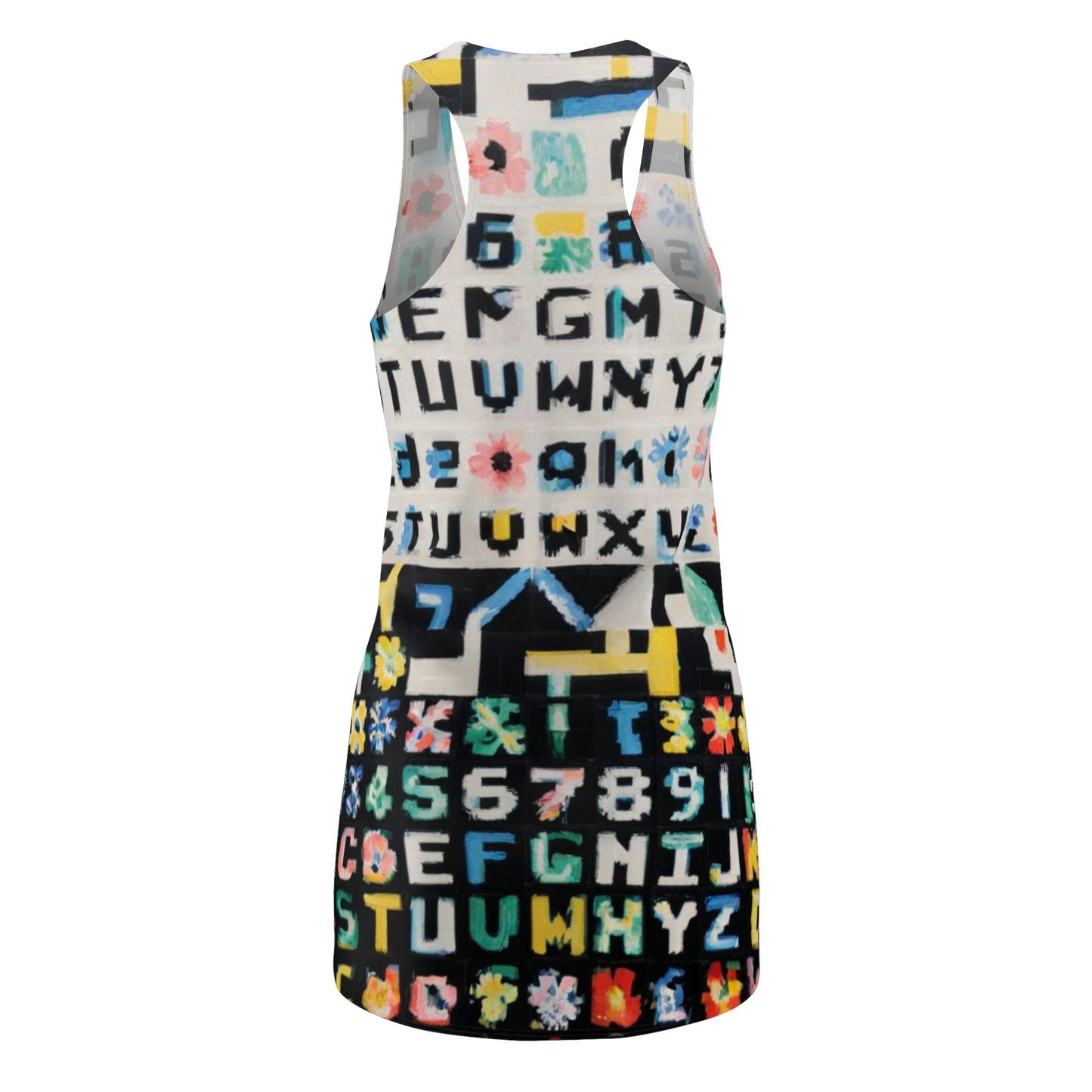 8 Bit Sprite Themed Women's Racerback Dress, Tech Lover Dress, Fun Party Dress, Summer Vibes Dress, Festival Outfit, Unique Gift