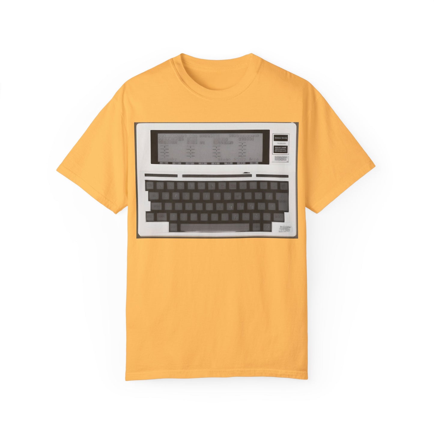 Classic Laptop PC T-Shirt - Print Art Monochrome