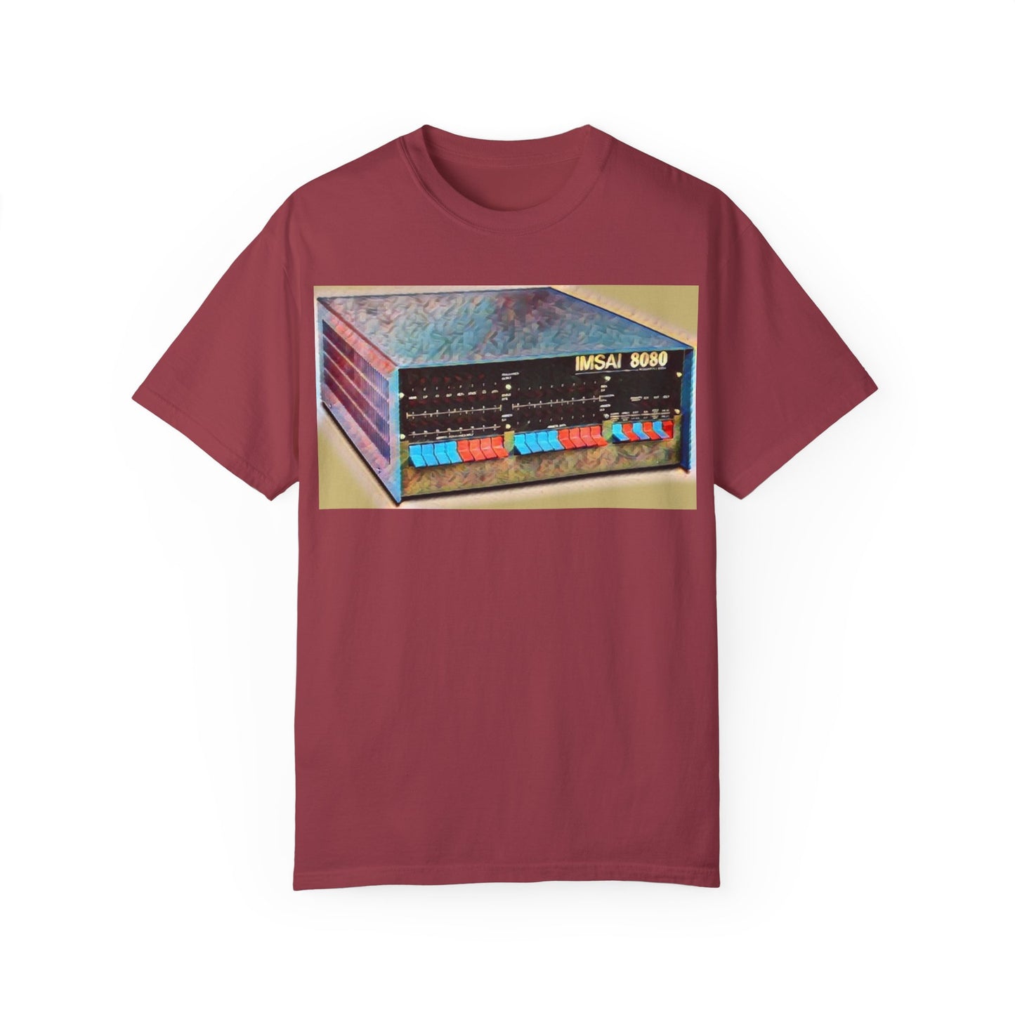 IMSAI 8080 Computer T-Shirt - Paint Art Color