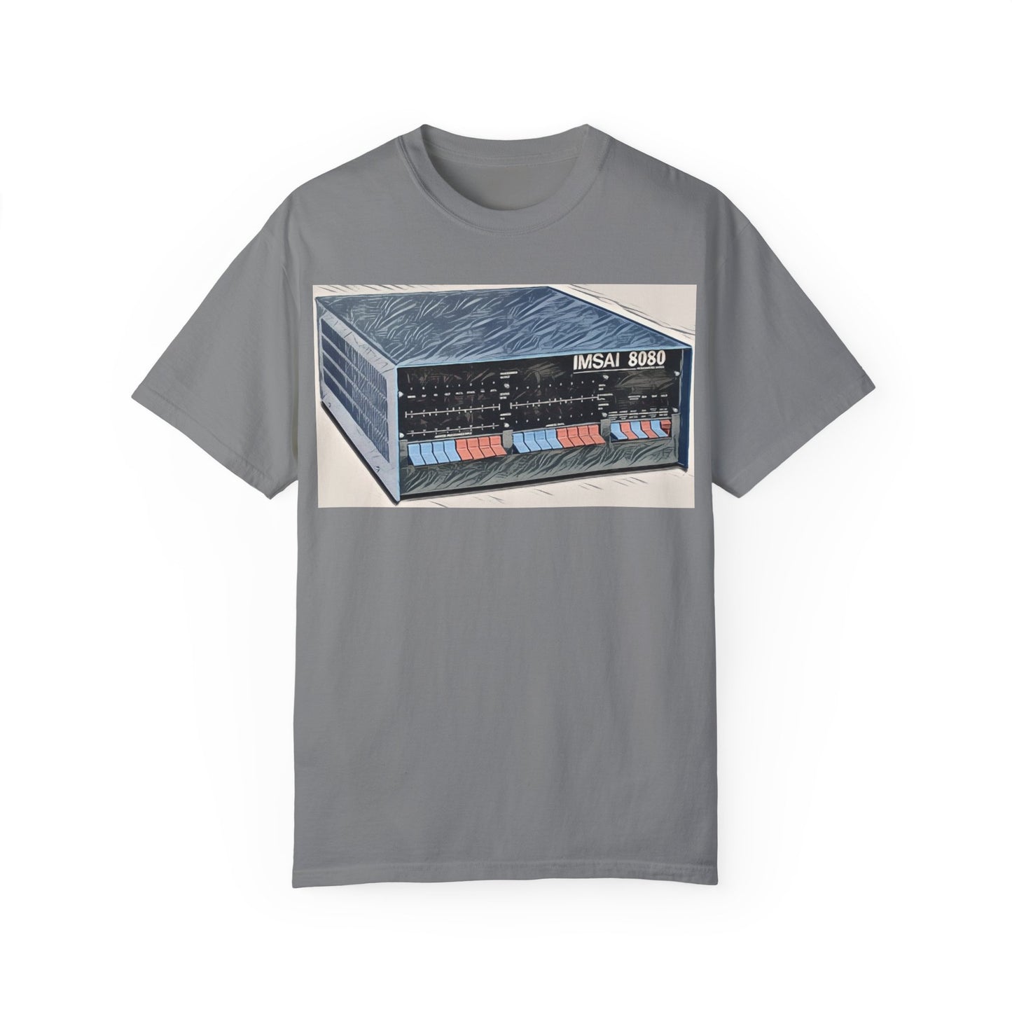 IMSAI 8080 Computer T-Shirt - Ink Art Limited Color