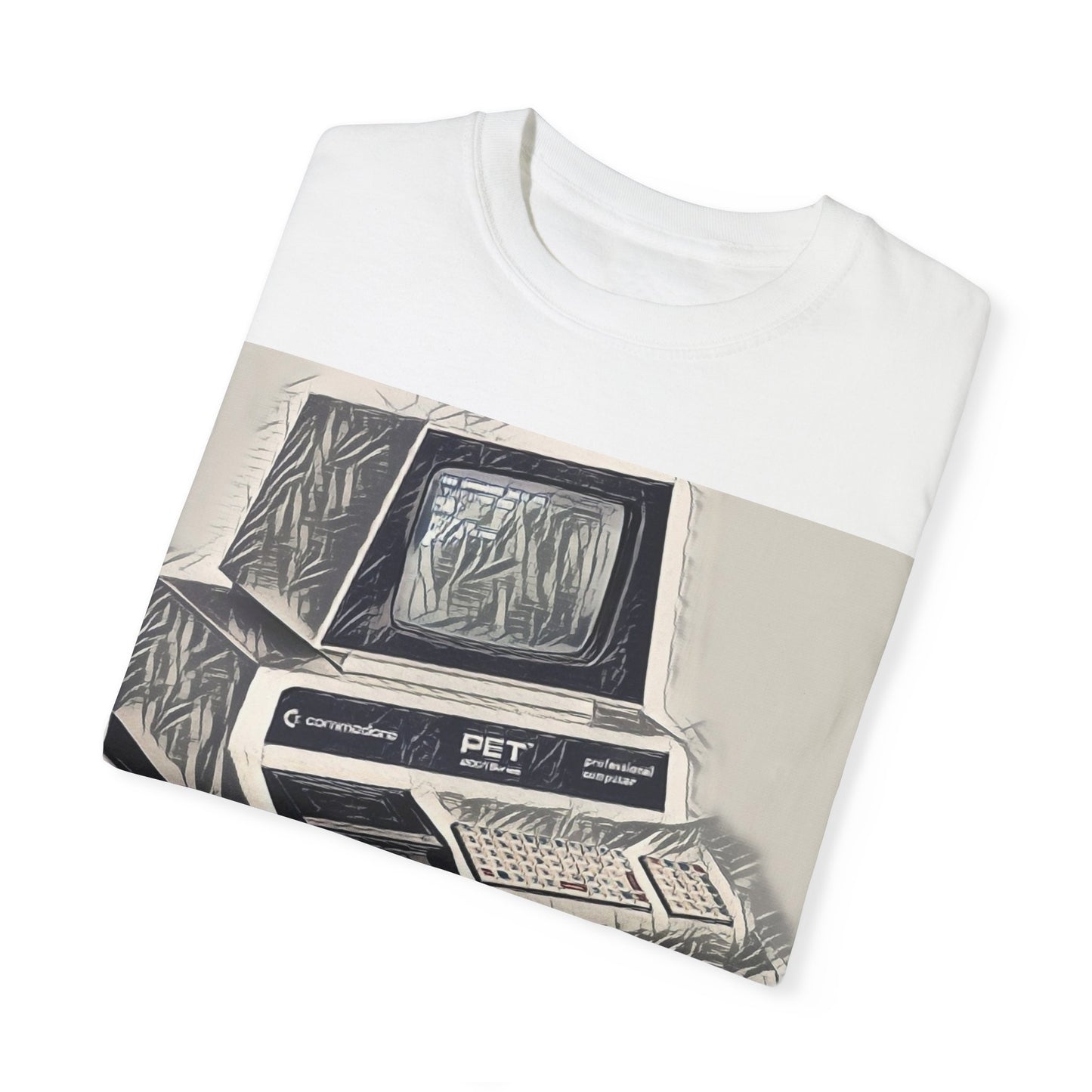 PET Computer T-Shirt - Ink Art Monochrome