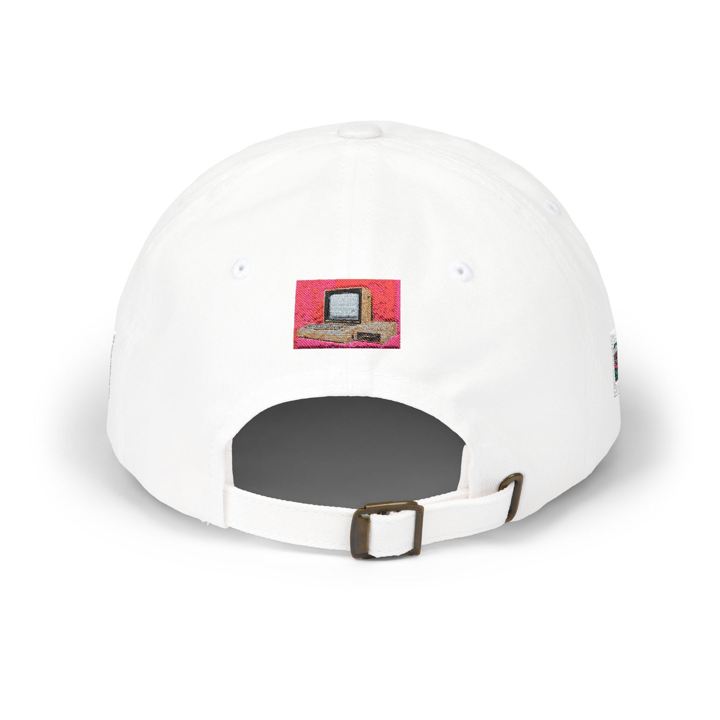 Game Controller Themed Computer Cap with Retro Red Winged Snake Logo - Vintage Athletic Baseball Hat