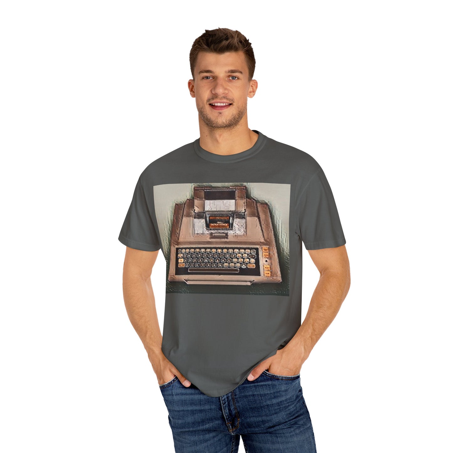 Classic 8 Bit Home Entertainment System T-Shirt   in Print Art Color | Ideal for tech enthusiasts and collectors
