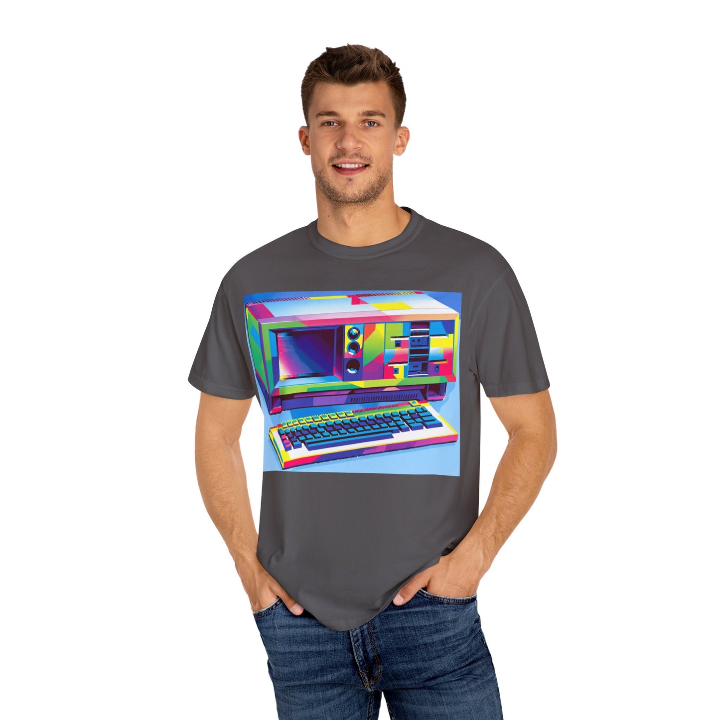 Classic Hyperion Portable PC T-Shirt - Print Art Multi-Color