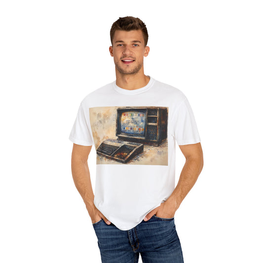 TI 99/4A Home Computer T-Shirt  | Oil Art Color | Ideal for tech enthusiasts and collectors