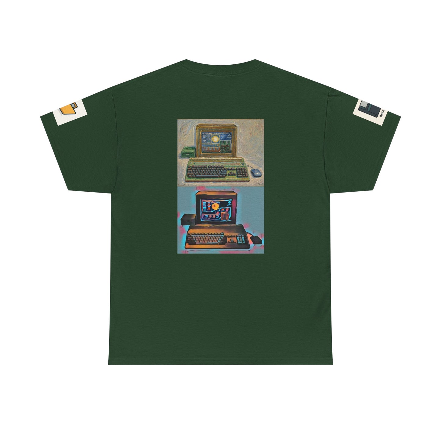 Retro Computer Tee — Vintage PC Graphic T‑Shirt for Tech Lovers