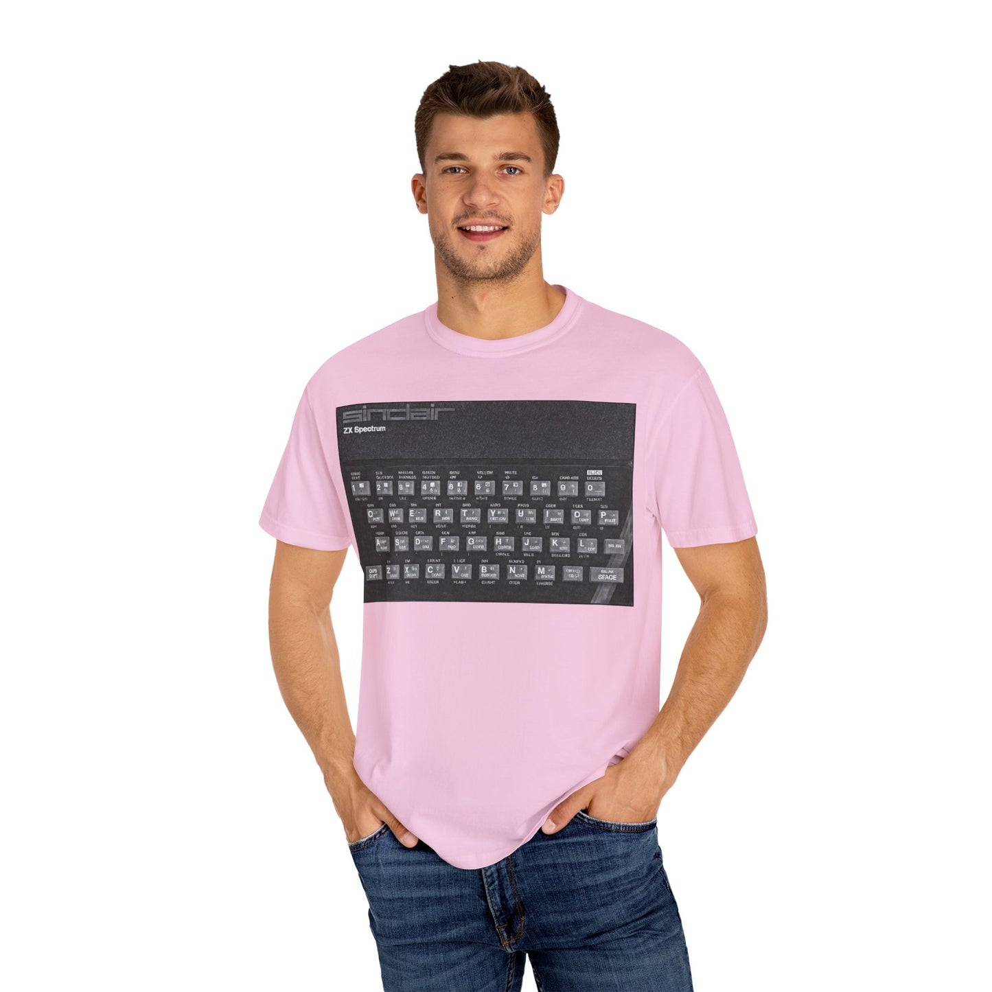 Sinclair Spectrum T-Shirt - Print Art Monochrome