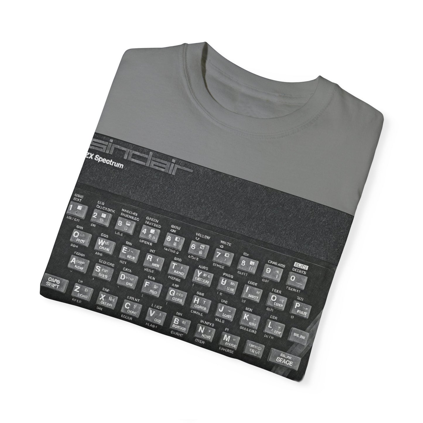 Sinclair Spectrum T-Shirt - Print Art Monochrome