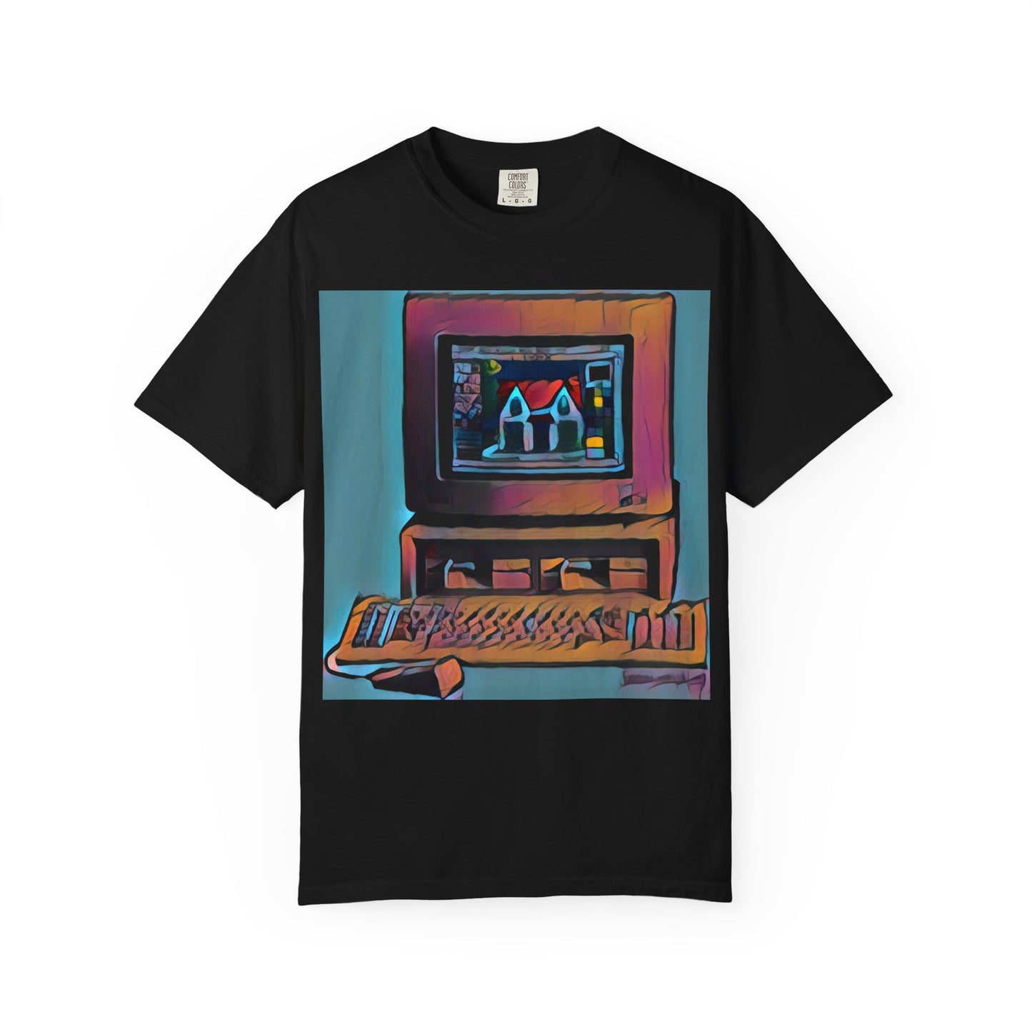 Classic business machine inspired T-Shirt  | Color Print Art | Ideal for tech enthusiasts and collectors