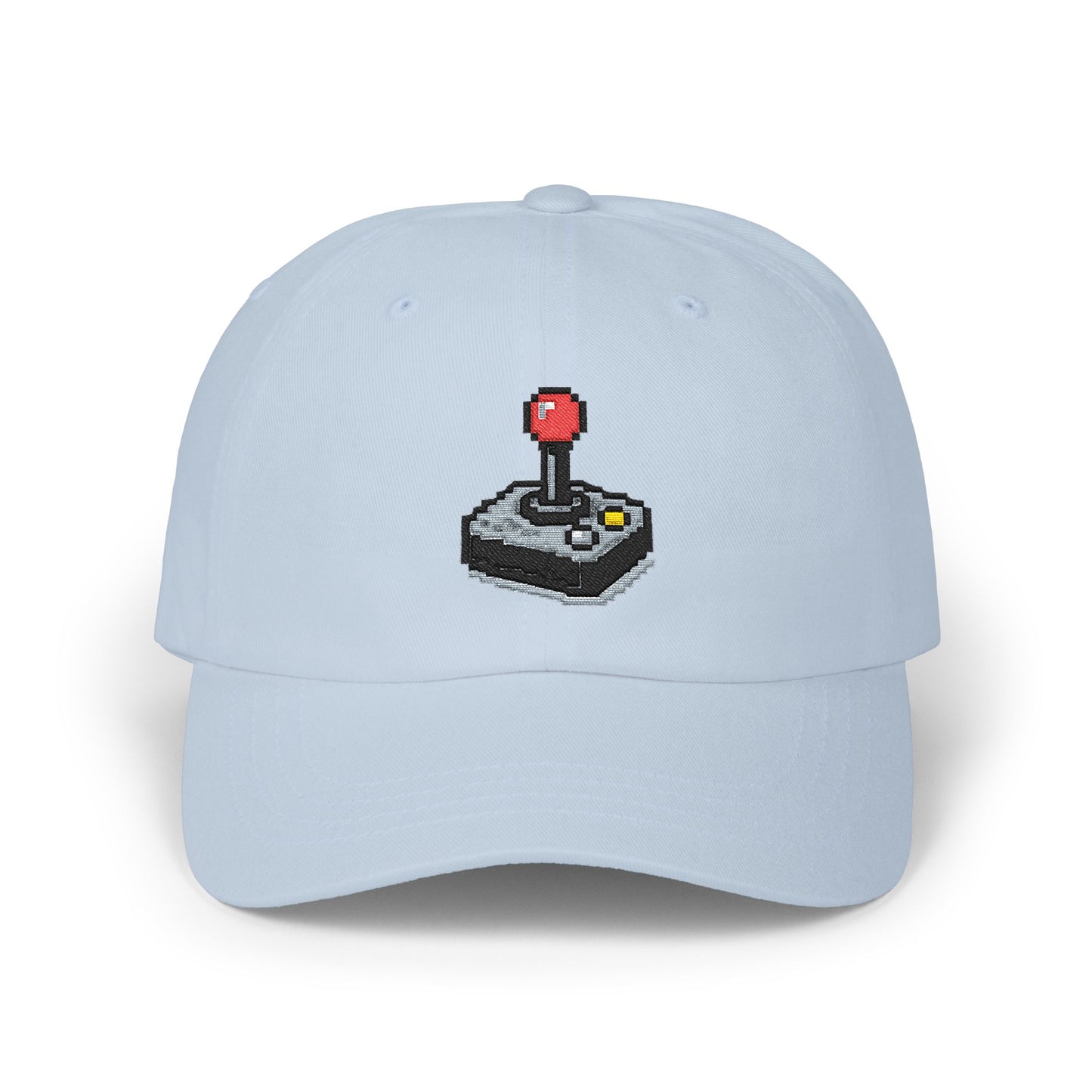 Game Controller Themed Computer Cap with Retro Red Winged Snake Logo - Vintage Athletic Baseball Hat