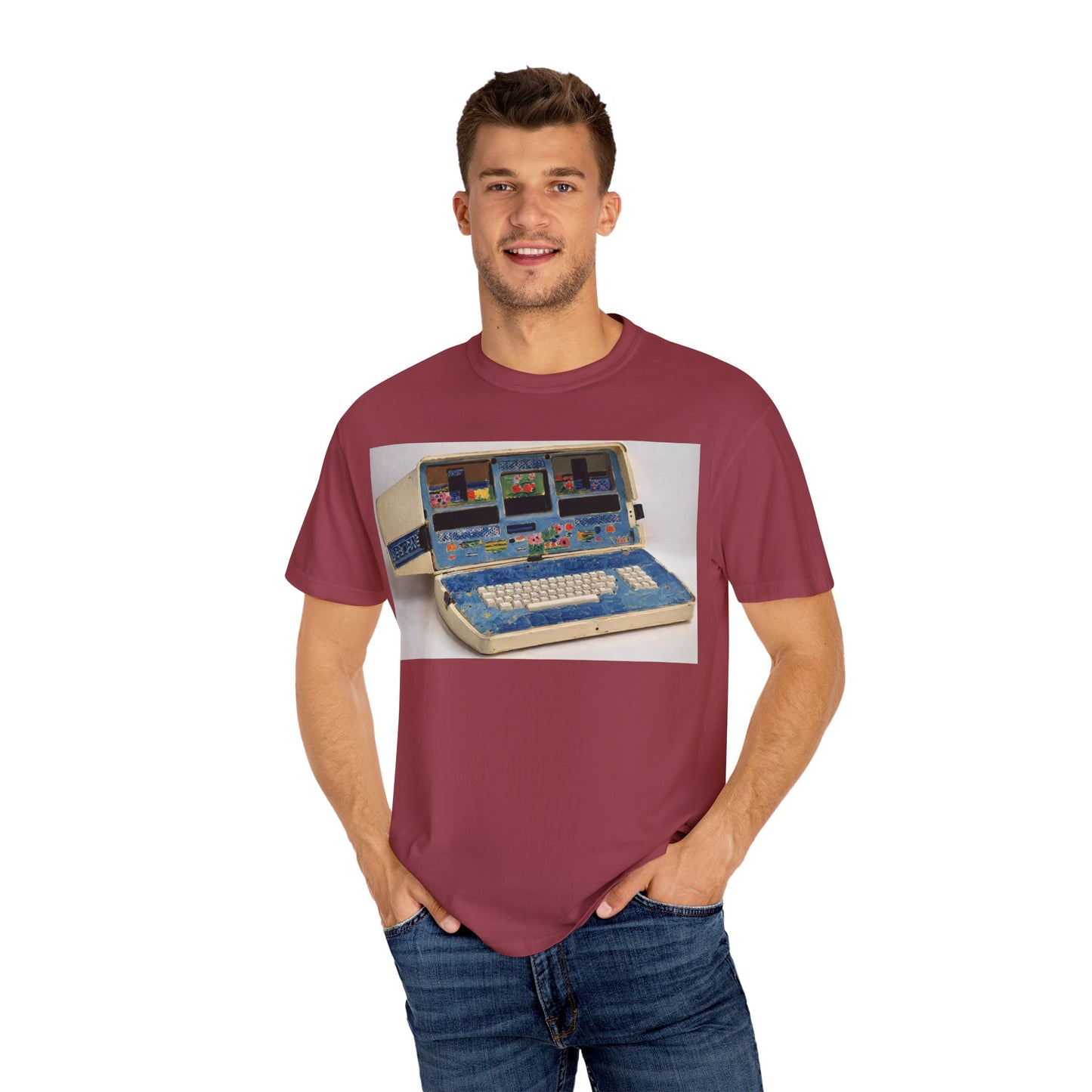 OSBORNE Computer T-Shirt - Floral Art Color